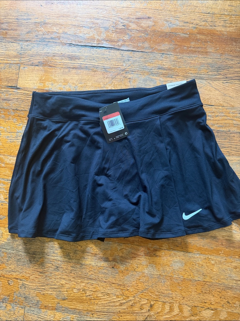 Nike Black Tennis Skirt with Swoosh
